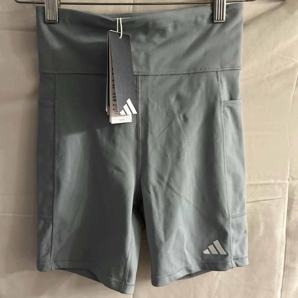 New Small Adidas Equipment Shorts Womens Tight Fit Biker shorts #1726*8